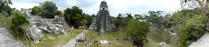 Tikal pyramids