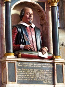 statue of Shakespeare