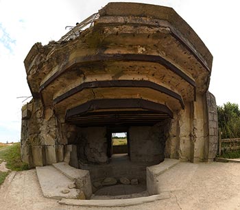 German bunker at Pointe du Hoc