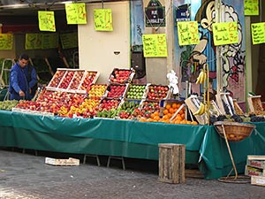 fruit stand in Paris
