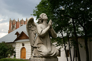 Angel statue in Russia