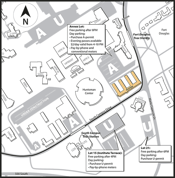 University Of Utah Campus Map