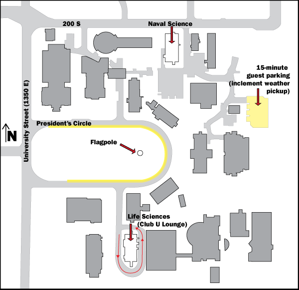 map of UofU campus
